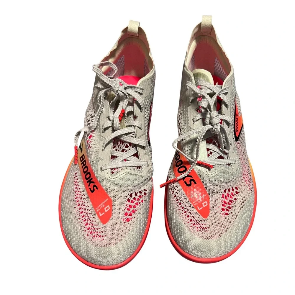 Brooks Hyperion Elite LD Racing Spikes Mens 9.5 Womens 11 Illusion Blue 100047